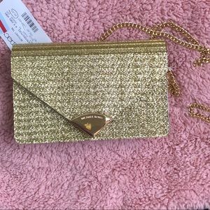 MICHAEL KORS MD ENVELOPE CLUTCH MET LUCITE